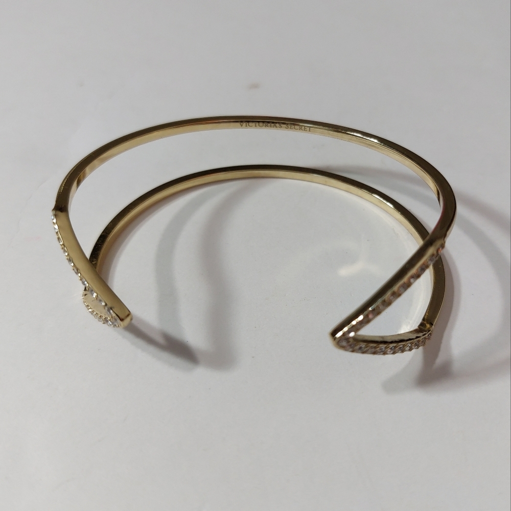 Victoria's Secret Gold Open Arrow Cuff Bracelet